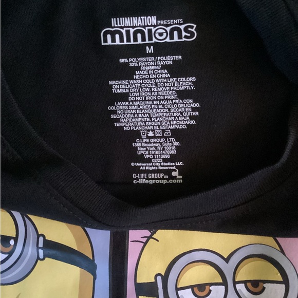 Minions Current Moods T Shirt Size Medium NWT - Picture 4 of 6